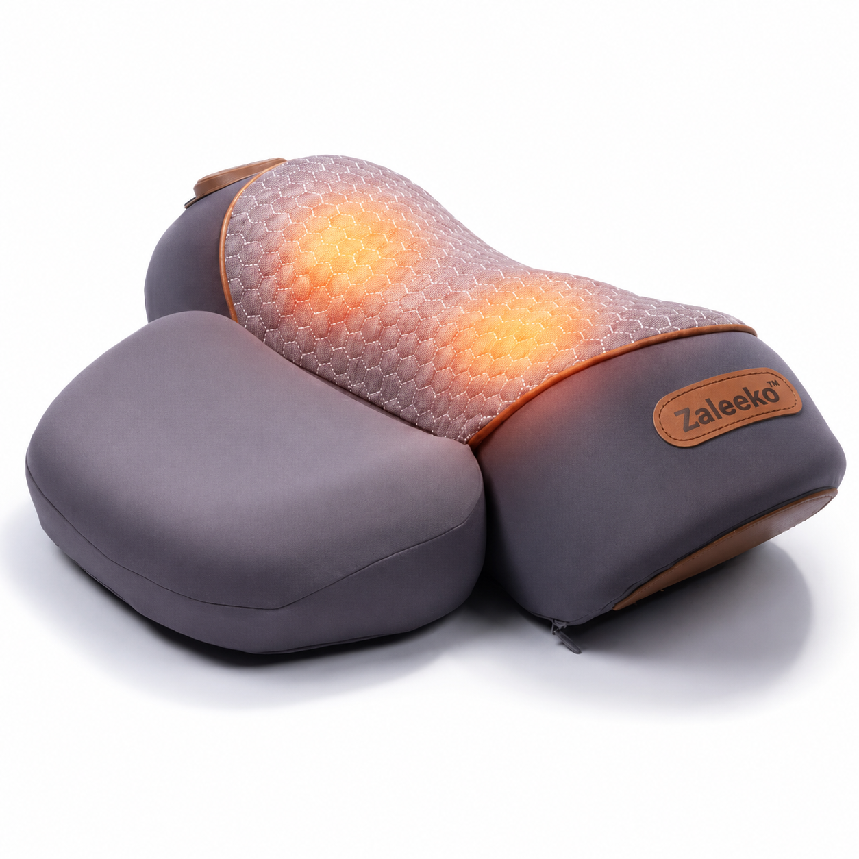 Zaleeko™ 3-in-1 Nackenmassagekissen mit Wärme-, Vibrations- & Traktionstherapie