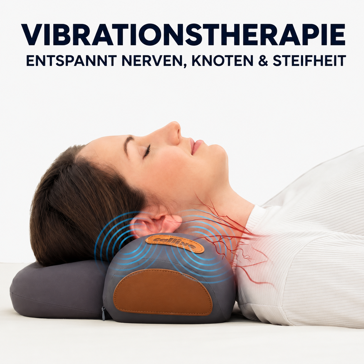 Zaleeko™ 3-in-1 Nackenmassagekissen mit Wärme-, Vibrations- & Traktionstherapie