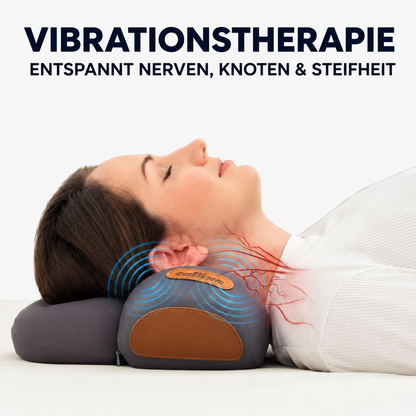 Zaleeko™ 3-in-1 Nackenmassagekissen mit Wärme-, Vibrations- & Traktionstherapie