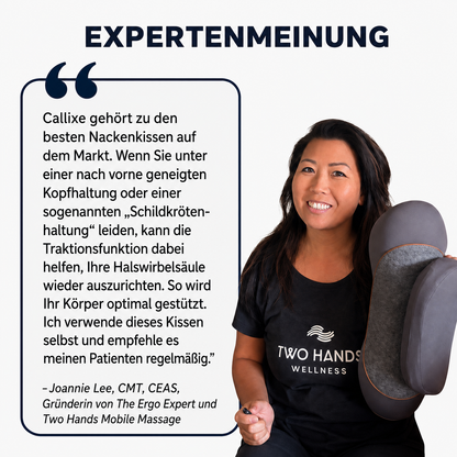 Zaleeko™ 3-in-1 Nackenmassagekissen mit Wärme-, Vibrations- & Traktionstherapie