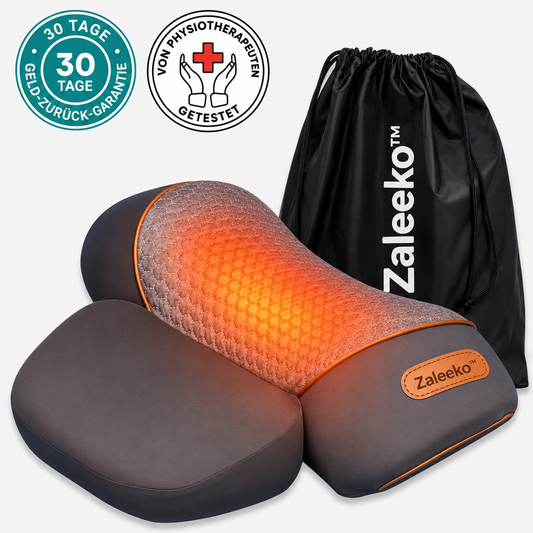 Zaleeko™ 3-in-1 Nackenmassagekissen mit Wärme-, Vibrations- & Traktionstherapie